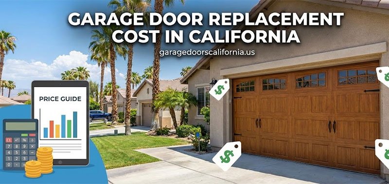 Garage Door Replacement Cost in California (2025 Price Guide)