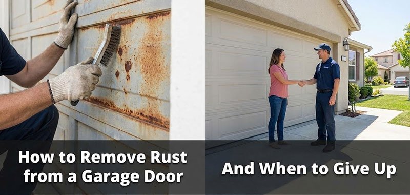 How to Remove Rust from a Garage Door (And When to Give Up)