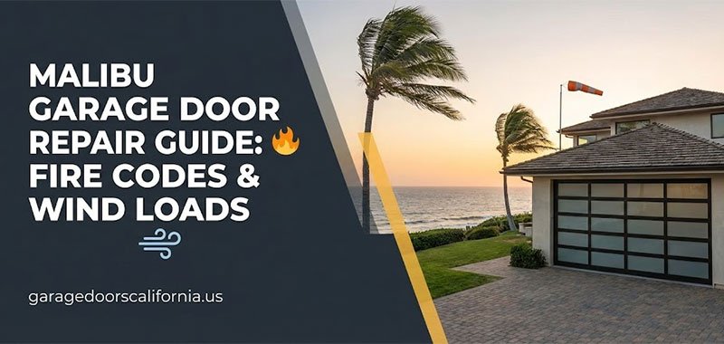 Malibu Garage Door Repair Guide: Fire Codes & Wind Loads (2025)