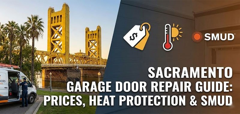 Sacramento Garage Door Repair Guide: Prices, Heat Protection & SMUD