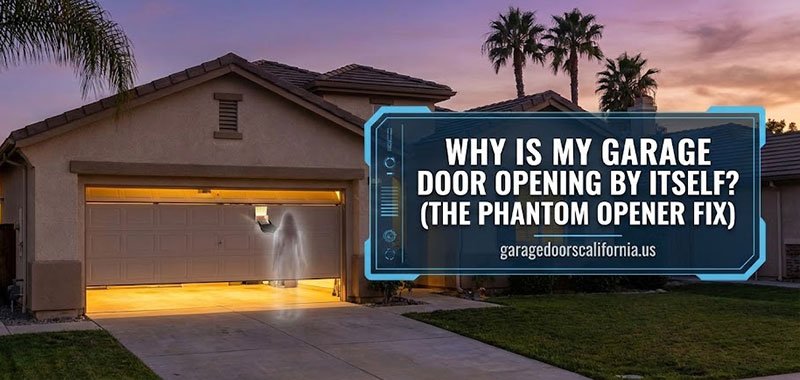 Why Is My Garage Door Opening by Itself? (The Phantom Opener Fix)