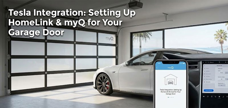 Tesla Integration: Setting Up HomeLink & myQ for Your Garage Door
